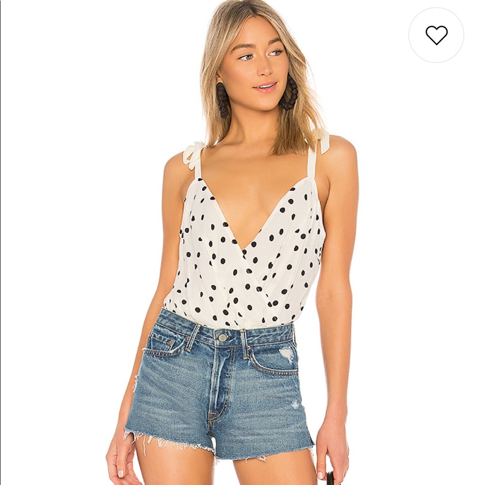 Lovers and Friends polka dot body suit